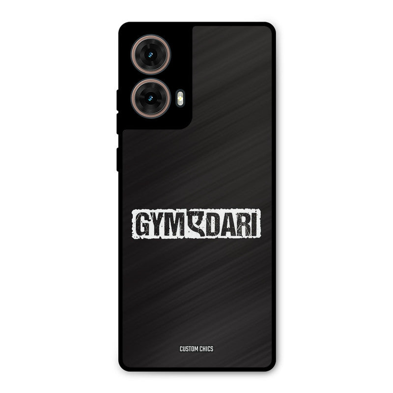 Gymedaari Moto G85 Mobile Back Cover - Typography PrintShield Case