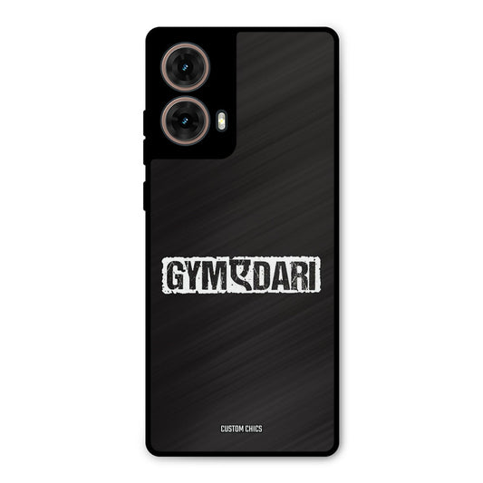Gymedaari Moto G85 Mobile Back Cover - Typography PrintShield Case