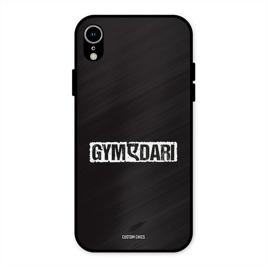 Gymedaari iPhone XR Mobile Back Cover - Typography PrintShield Case