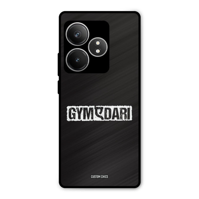 Gymedaari Realme GT 6T Mobile Back Cover - Typography PrintShield Case