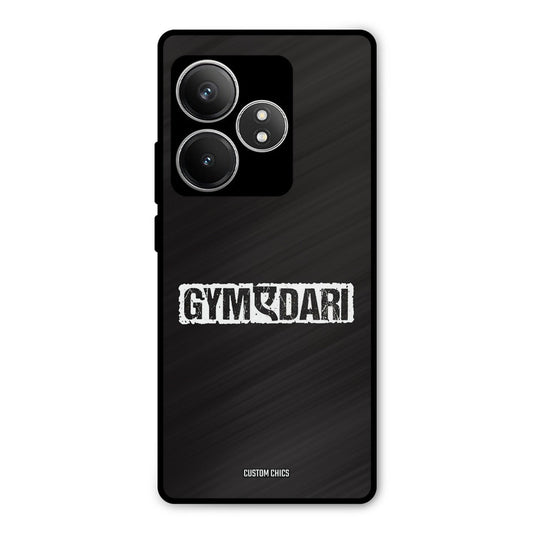 Gymedaari Realme GT 6T Mobile Back Cover - Typography PrintShield Case