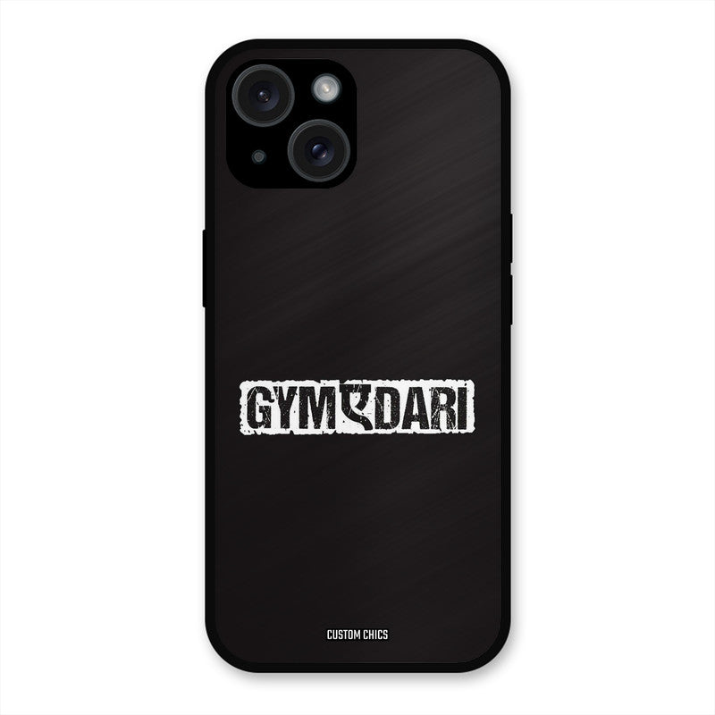 Gymedaari iPhone 15 Plus Mobile Back Cover - Typography PrintShield Case