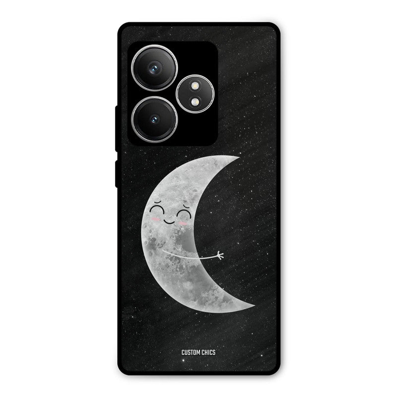 Half Moon Realme GT 6T Mobile Back Cover - Cute PrintShield Case