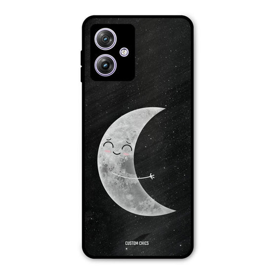 Half Moon Moto G54 Mobile Back Cover - Cute PrintShield Case