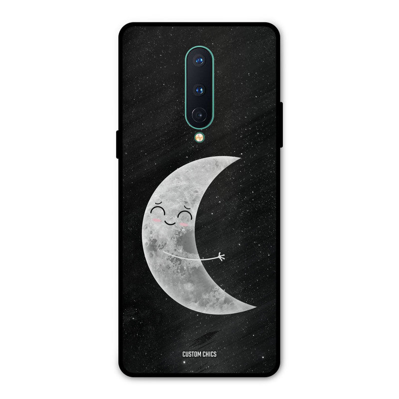 Half Moon Oneplus 8 Mobile Back Cover - Cute PrintShield Case