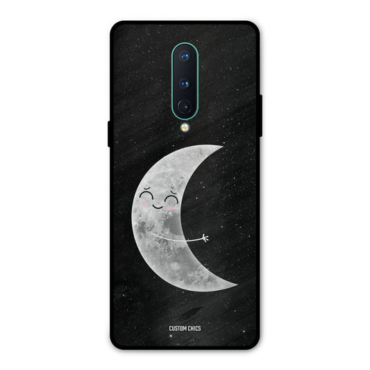 Half Moon Oneplus 8 Mobile Back Cover - Cute PrintShield Case