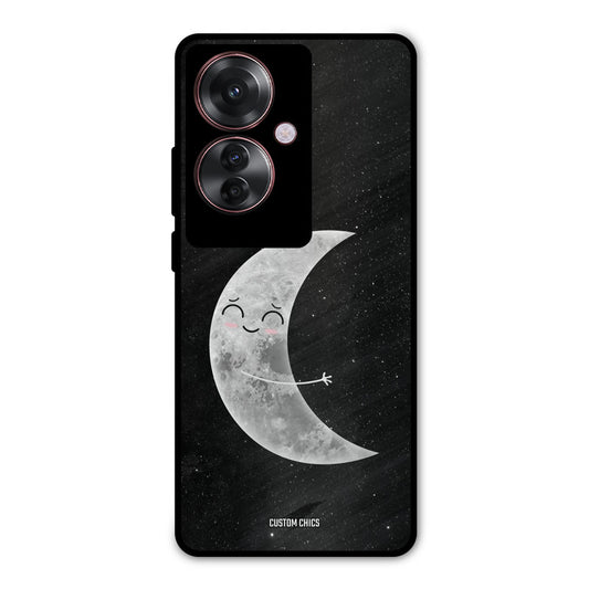 Half Moon Oppo F25 Pro Mobile Back Cover - Cute PrintShield Case