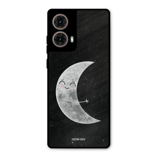 Half Moon Moto G85 Mobile Back Cover - Cute PrintShield Case