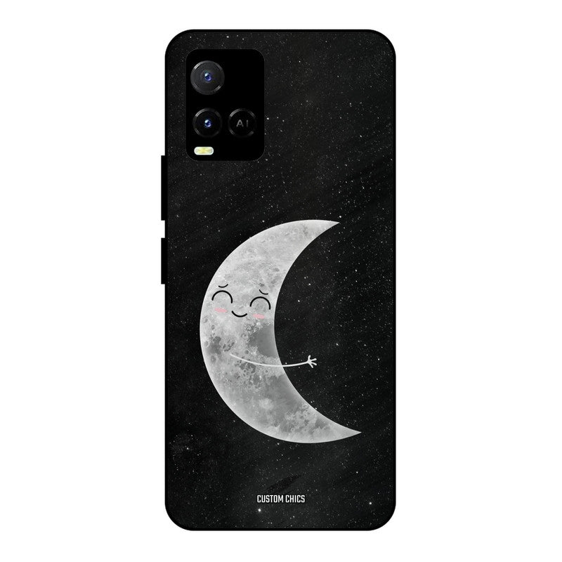 Half Moon Vivo Y33s Mobile Back Cover - Cute PrintShield Case