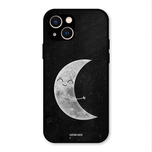Half Moon iPhone 13 Mobile Back Cover - Cute PrintShield Case