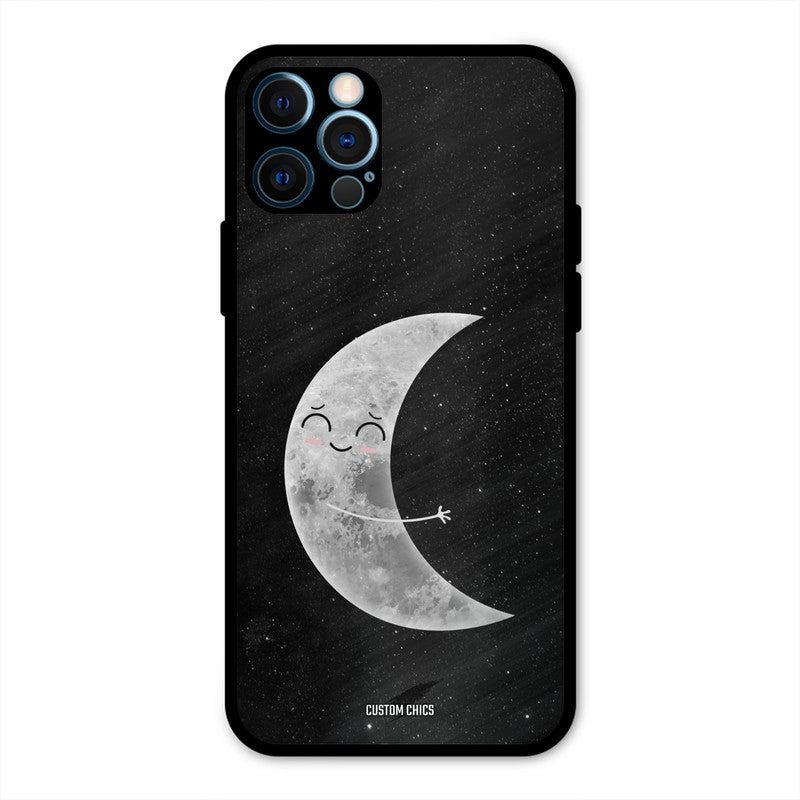 Half Moon iPhone 12 Pro Mobile Back Cover - Cute PrintShield Case