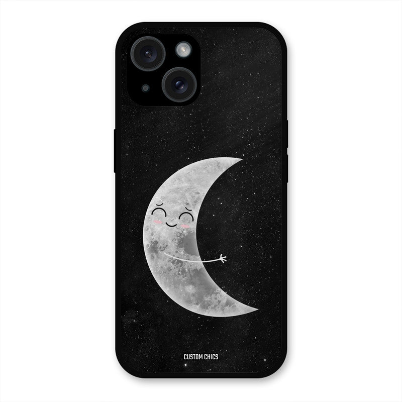 Half Moon iPhone 15 Plus Mobile Back Cover - Cute PrintShield Case
