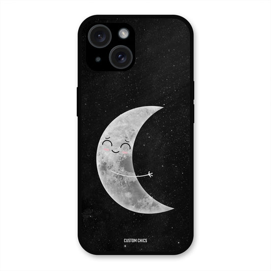 Half Moon iPhone 15 Plus Mobile Back Cover - Cute PrintShield Case