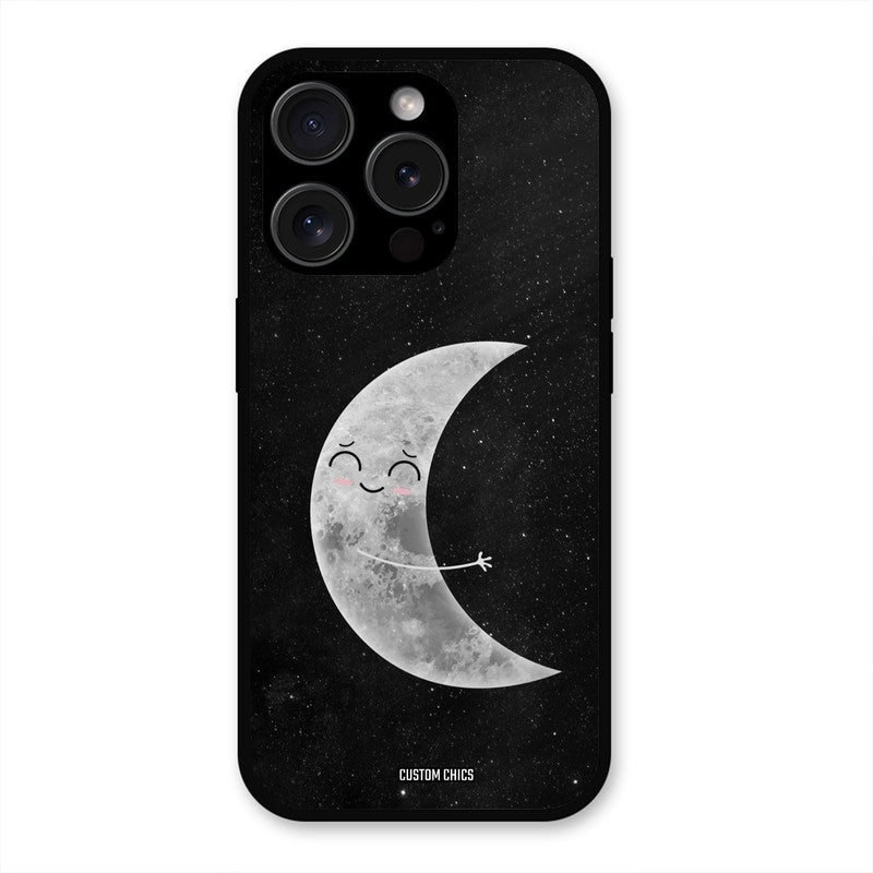 Half Moon iPhone 15 Pro Max Mobile Back Cover - Cute PrintShield Case