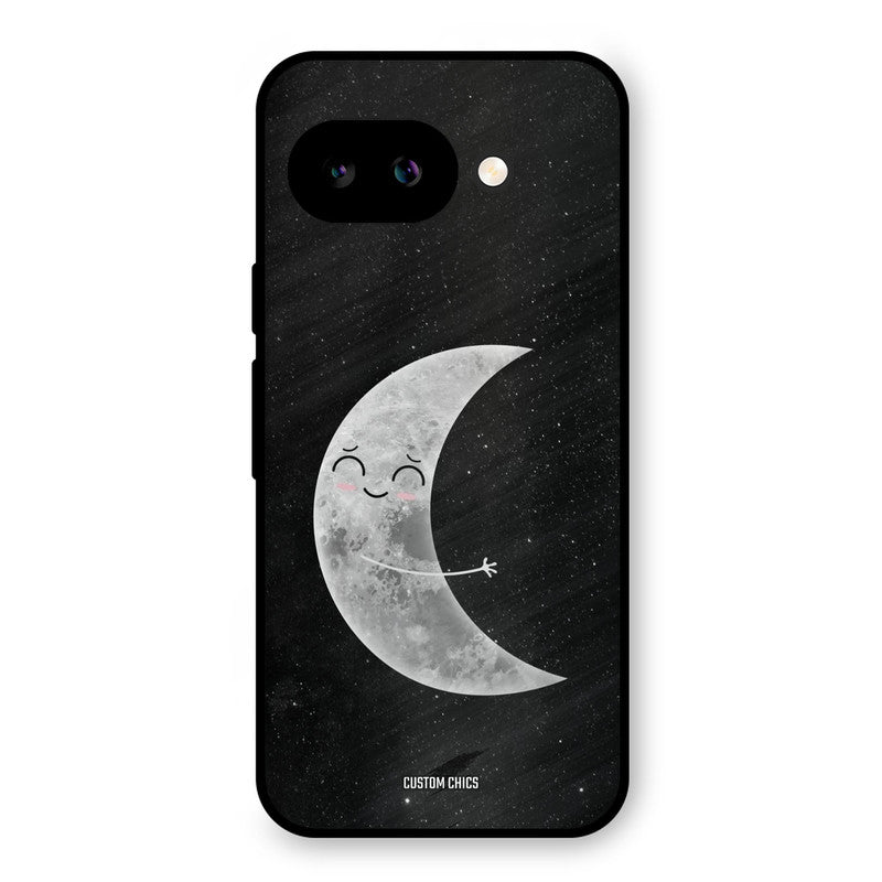 Half Moon Google Pixel 9A Mobile Back Cover - Cute PrintShield Case
