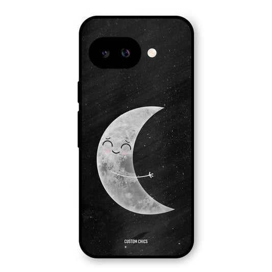 Half Moon Google Pixel 9A Mobile Back Cover - Cute PrintShield Case