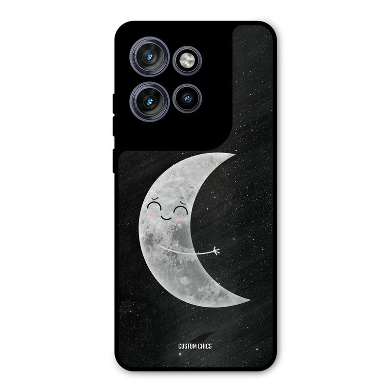 Half Moon Motorola Edge 50 Neo Mobile Back Cover - Cute PrintShield Case