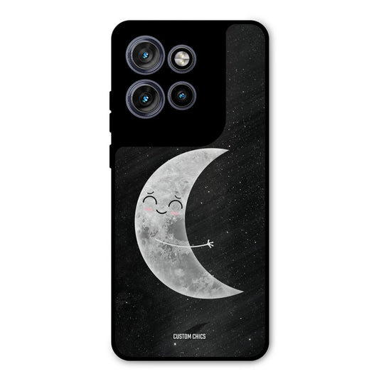 Half Moon Motorola Edge 50 Neo Mobile Back Cover - Cute PrintShield Case