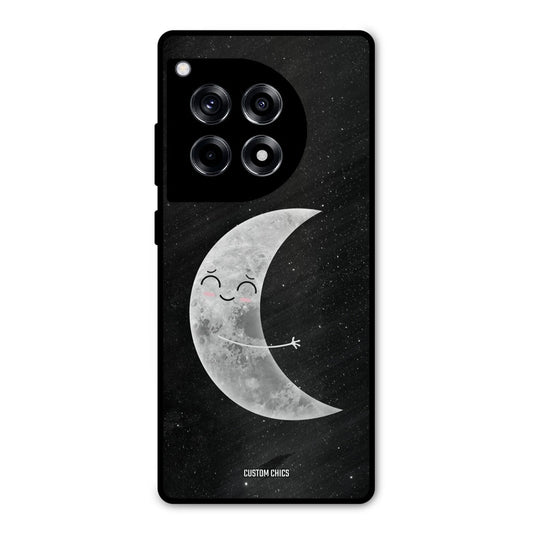 Half Moon OnePlus 12R Mobile Back Cover - Cute PrintShield Case