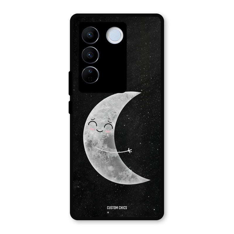 Half Moon Vivo V27 Pro Mobile Back Cover - Cute PrintShield Case