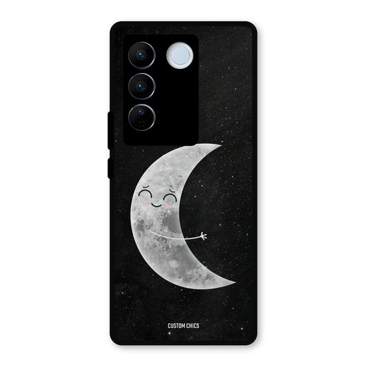 Half Moon Vivo V27 Pro Mobile Back Cover - Cute PrintShield Case
