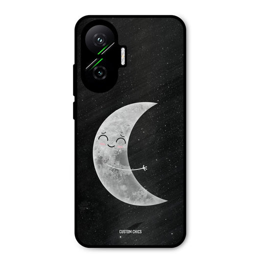 Half Moon Poco F7 5G Mobile Back Cover - Cute PrintShield Case