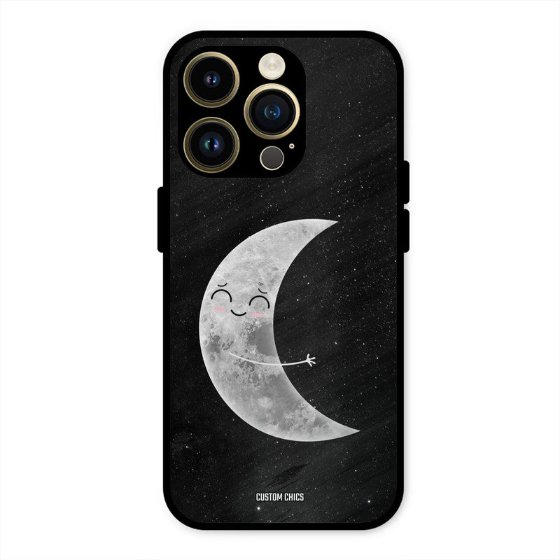 Half Moon iPhone 14 Pro Max Mobile Back Cover - Cute PrintShield Case
