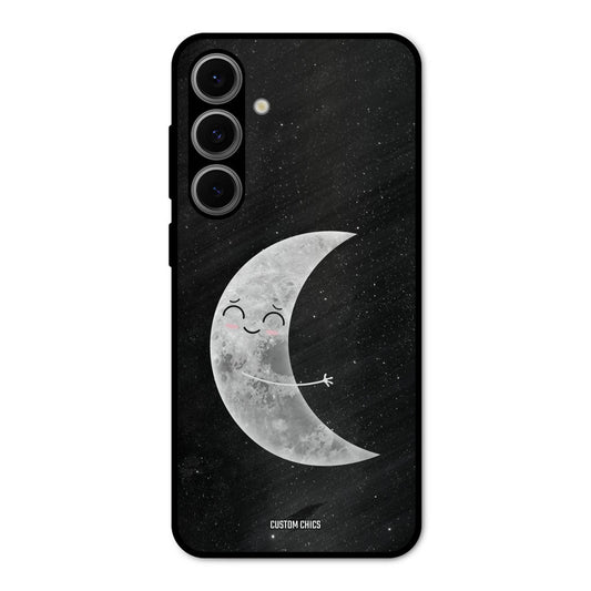 Half Moon Samsung Galaxy S24 Mobile Back Cover - Cute PrintShield Case