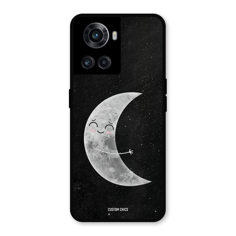 Half Moon OnePlus 10R Mobile Back Cover - Cute PrintShield Case