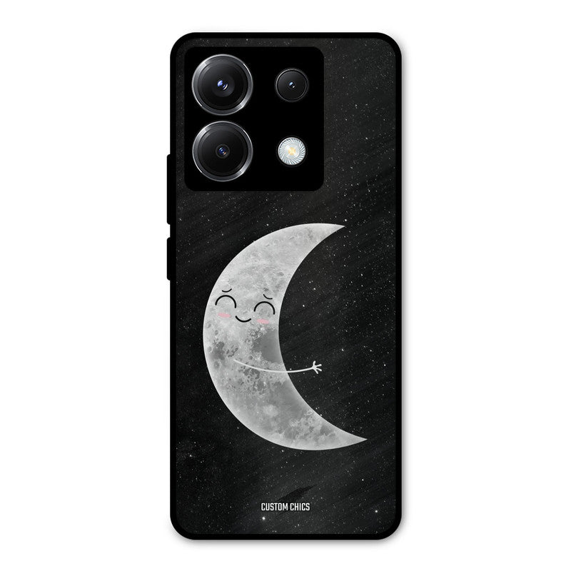 Half Moon Poco X6 Mobile Back Cover - Cute PrintShield Case