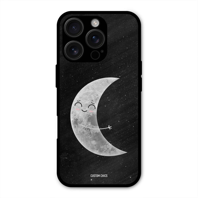 Half Moon iPhone 16 Pro Max Mobile Back Cover - Cute PrintShield Case