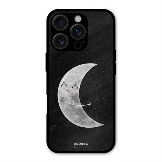 Half Moon iPhone 16 Pro Max Mobile Back Cover - Cute PrintShield Case