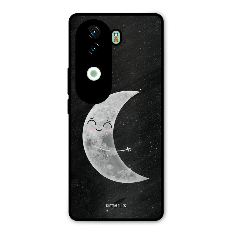 Half Moon iQOO Z9s Mobile Back Cover - Cute PrintShield Case