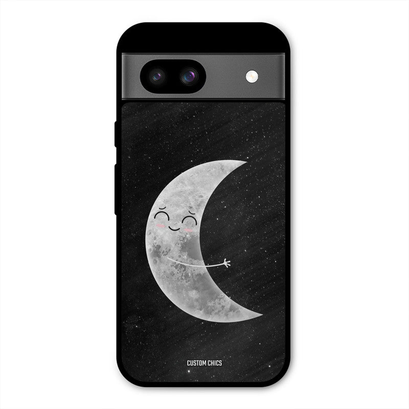 Half Moon Google Pixel 8a Mobile Back Cover - Cute PrintShield Case