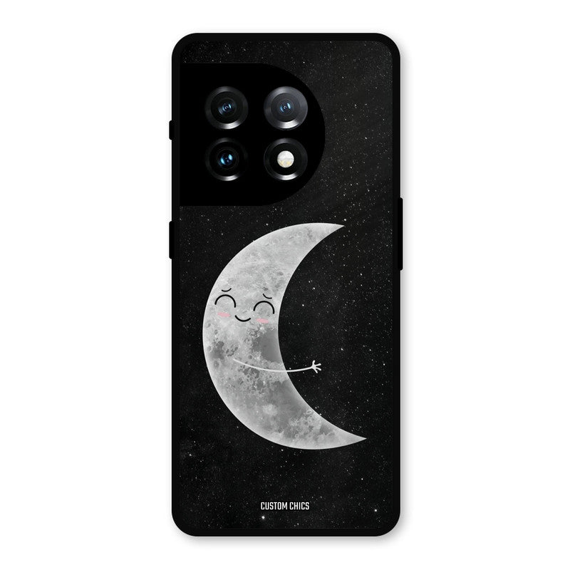 Half Moon OnePlus 11 Mobile Back Cover - Cute PrintShield Case