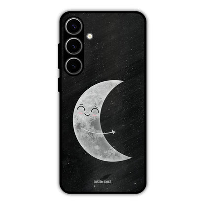 Half Moon Samsung Galaxy S24 Plus Mobile Back Cover - Cute PrintShield Case