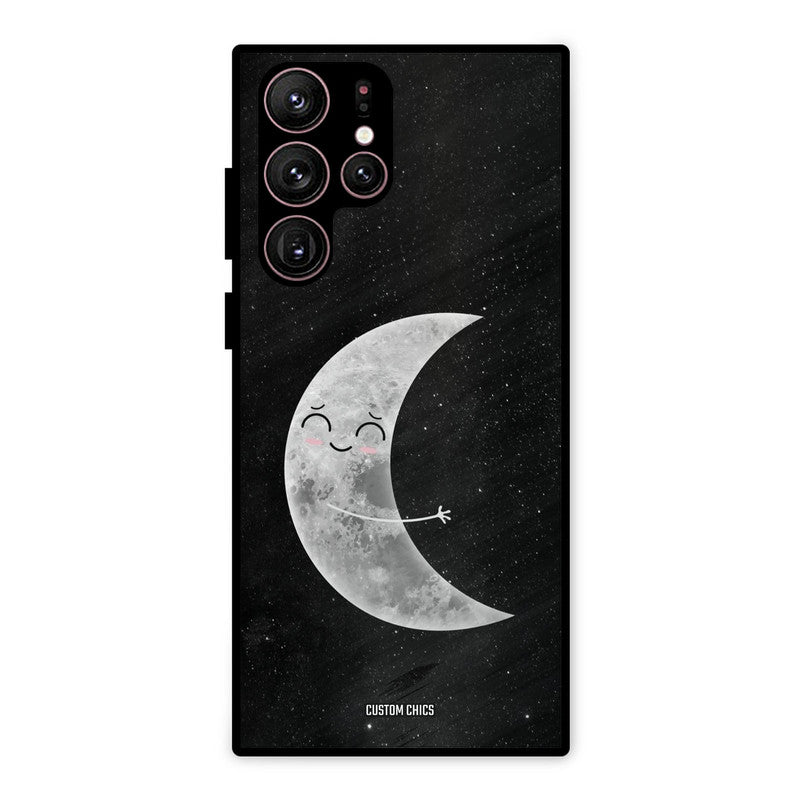 Half Moon Samsung Galaxy S22 Ultra Mobile Back Cover - Cute PrintShield Case