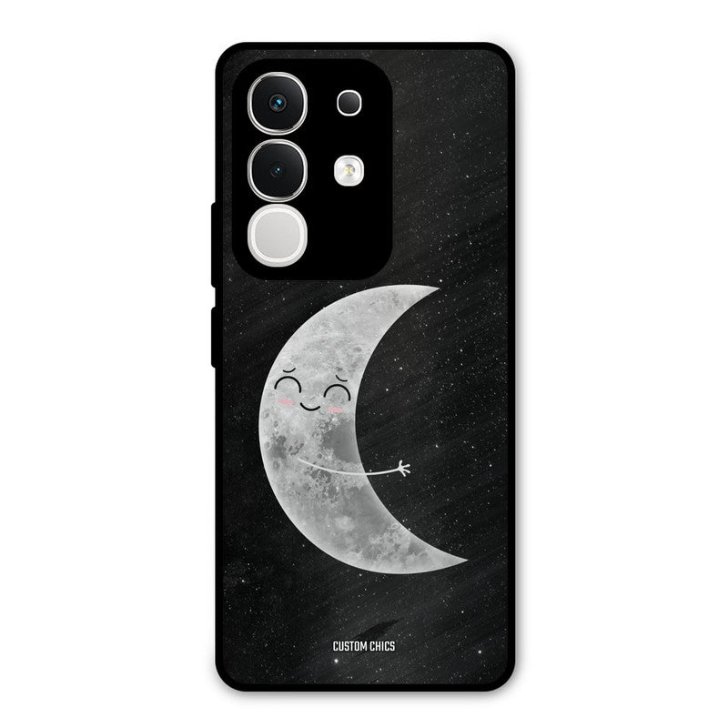 Half Moon Vivo T4x Mobile Back Cover - Cute PrintShield Case