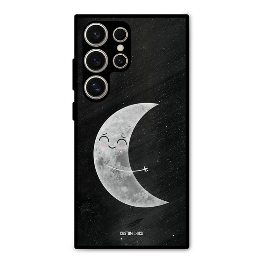 Half Moon Samsung Galaxy S24 Ultra Mobile Back Cover - Cute PrintShield Case