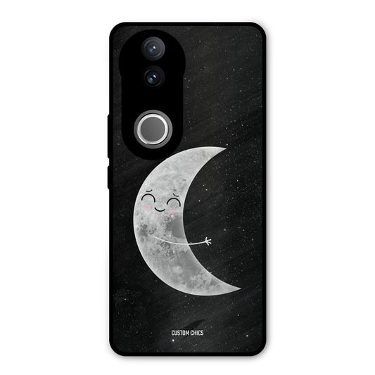 Half Moon Vivo V50 Mobile Back Cover - Cute PrintShield Case