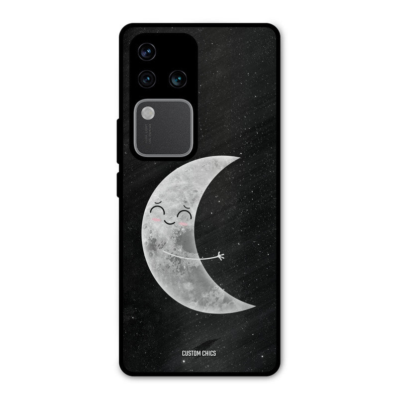 Half Moon Vivo V30 Pro Mobile Back Cover - Cute PrintShield Case