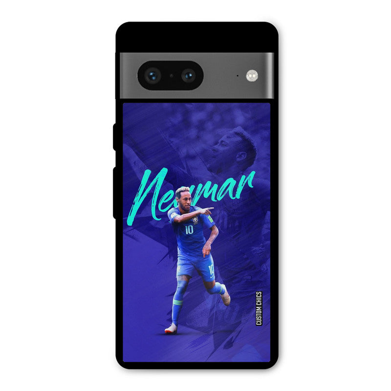 Happy Neymar Google Pixel 7 Mobile Back Cover - Sports PrintShield Case