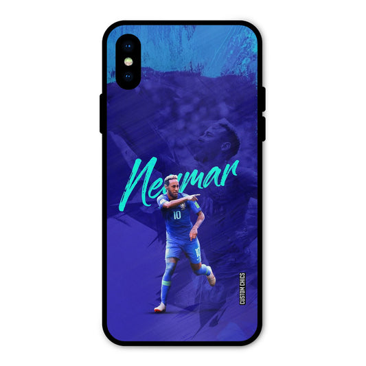Happy Neymar iPhone X Mobile Back Cover - Sports PrintShield Case