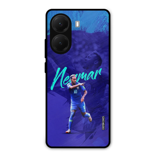 Happy Neymar Poco X7 Pro Mobile Back Cover - Sports PrintShield Case