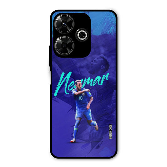 Happy Neymar Redmi 13 5G Mobile Back Cover - Sports PrintShield Case
