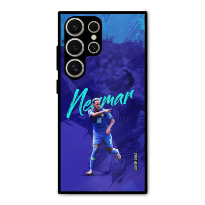 Happy Neymar Samsung Galaxy S24 Ultra Mobile Back Cover - Sports PrintShield Case