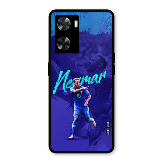 Happy Neymar Oppo A57 2022 Mobile Back Cover - Sports PrintShield Case