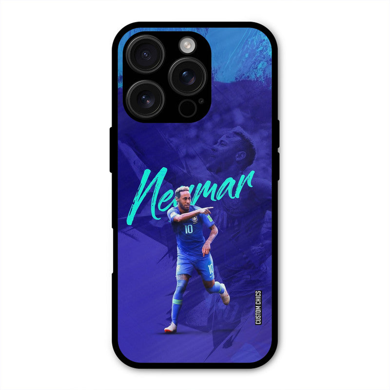 Happy Neymar  iPhone 16 Pro Max Mobile Back Cover - Sports PrintShield Case