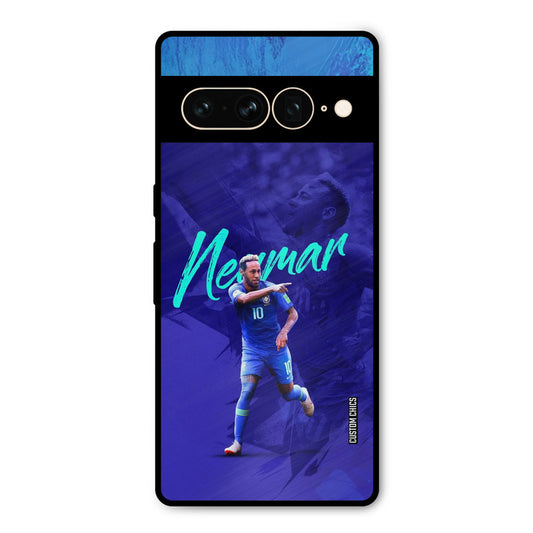 Happy Neymar Google Pixel 7 Pro Mobile Back Cover - Sports PrintShield Case