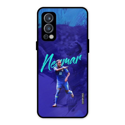 Happy Neymar OnePlus Nord 2 5G Mobile Back Cover - Sports PrintShield Case
